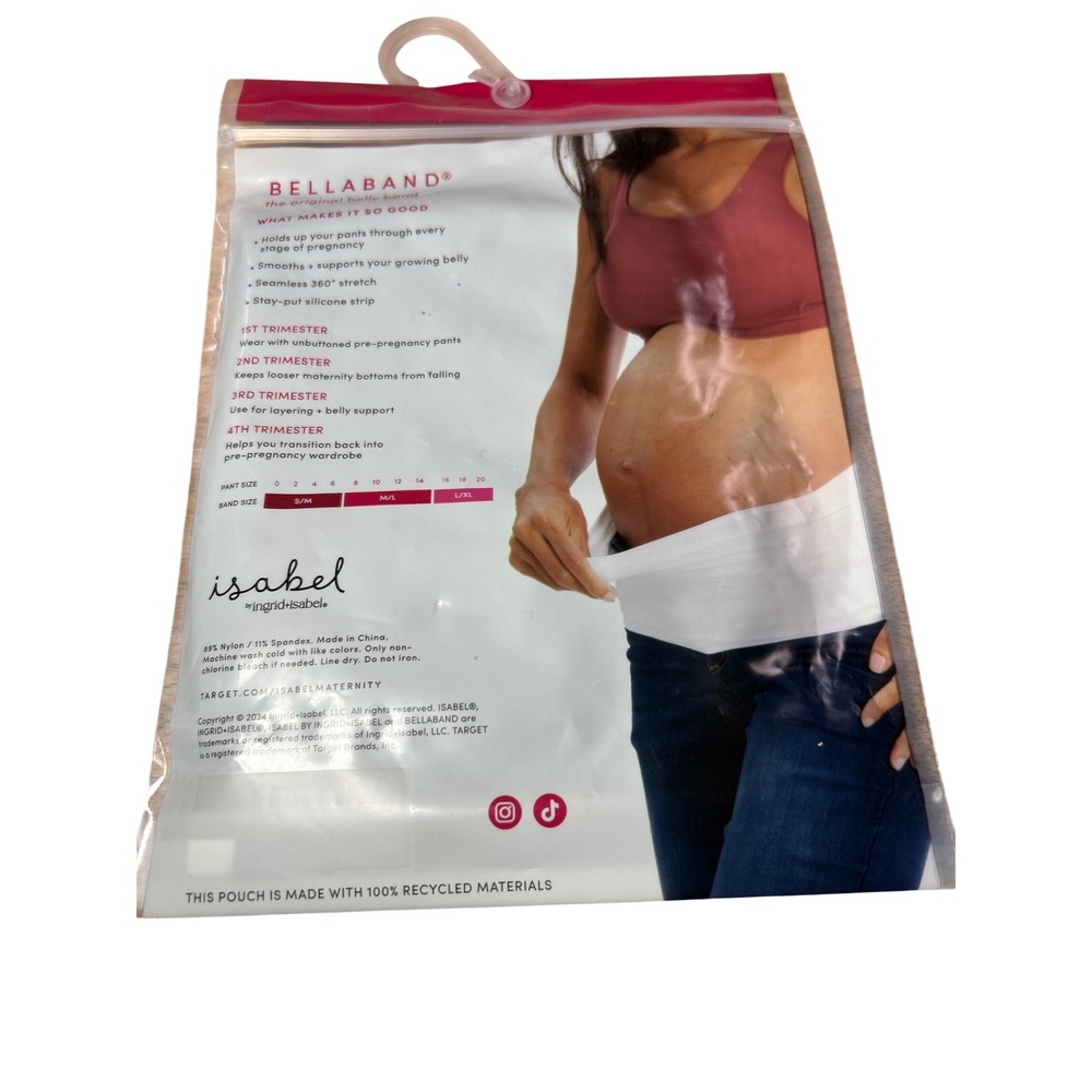 Isabel Maternity by Ingrid & Isabel Bellaband Black S/M Pregnancy Support Band